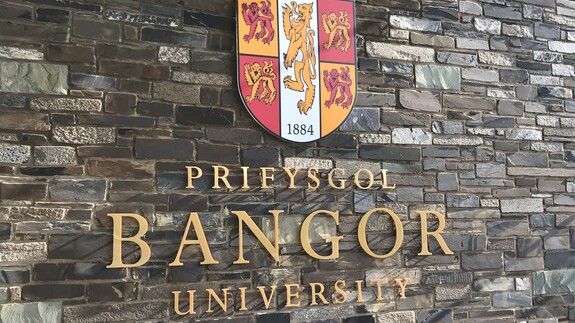 The emblem of the Bangor University, the host of the European Ornithologist Union Congress 2025.