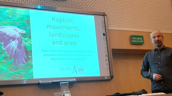 Talking about raptors and biodiversity (fot. P. Mirski) 